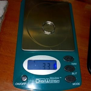 Platinum and diamond ring